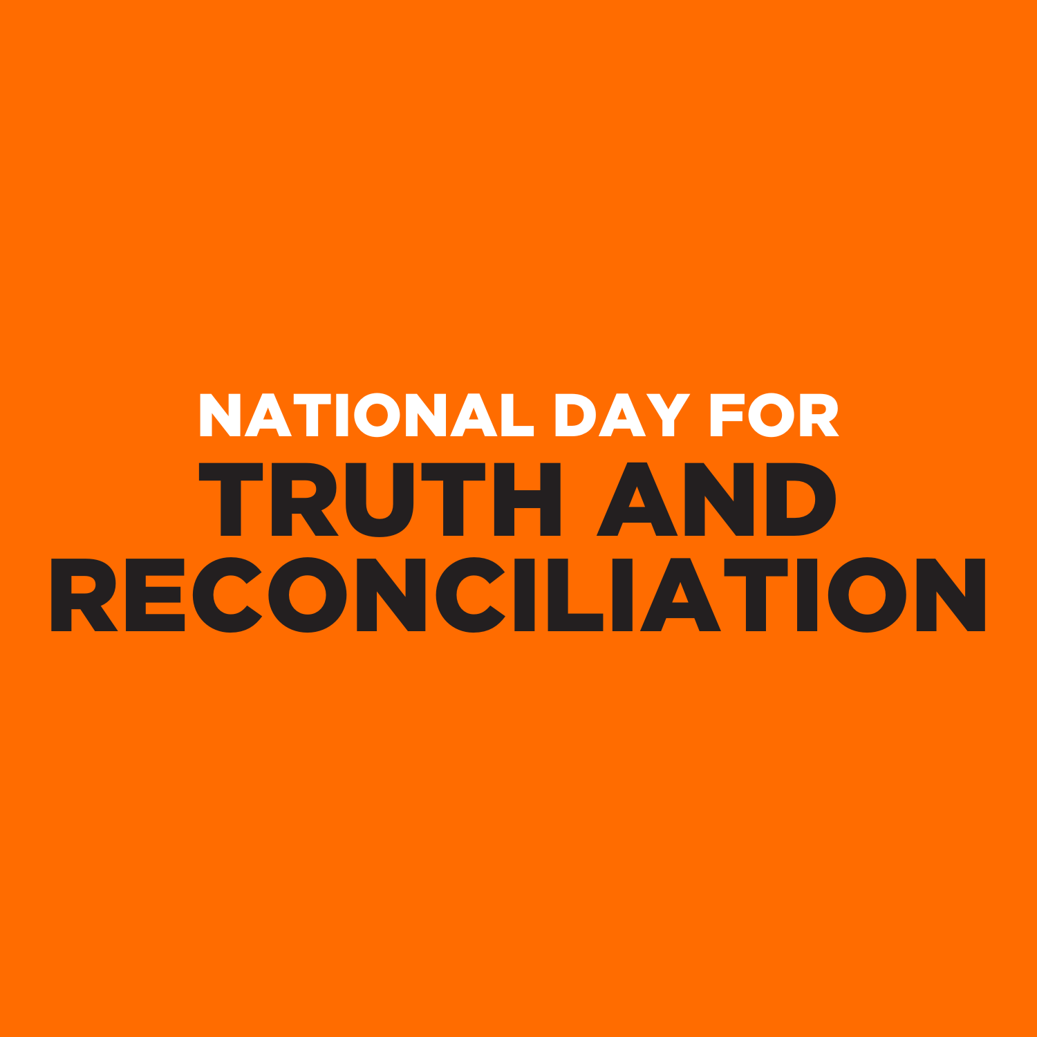 National Day for truth and reconciliation