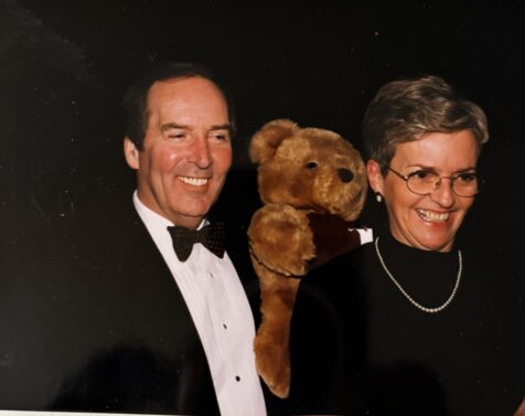 Jim and Judy Patterson attending the Teddy Bear Affair Gala