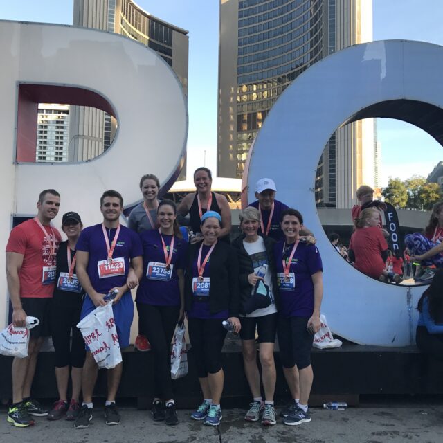 Valerie McMurtry at Scotiabank Marathon